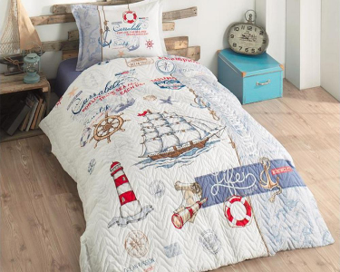 Покривало стьобане Clasy 180х240 Sailife з наволочкою 50х70
