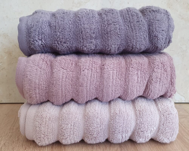 Набор турецких махровых полотенец Cestepe MicroCotton Premium 3 штуки 50x90 Ezgi 2 плотность 600 г/м2
