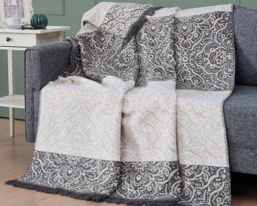 Турецкий хлопковый плед Aksu Antray 180×220