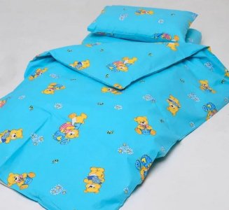 Дитяча постільна білизна Вілюта ранфорс 6112 блакитний
