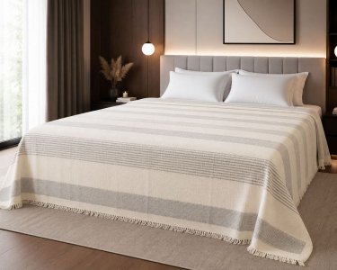 Простирадло махрове Parisa Home Pike 150х200 щільність 400 г/м2 крем