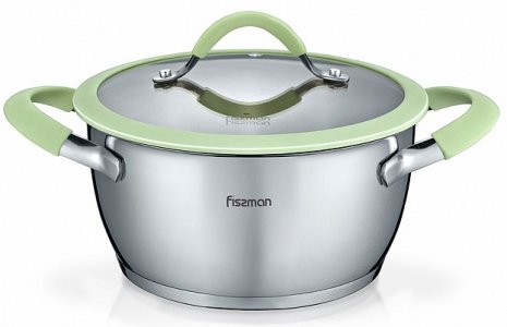 Каструля Fissman VIVA 2,3 л 20 см з кришкою 5433
