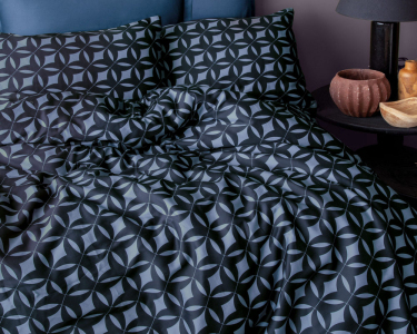 Турецкое постельное белье Issimo Cotton Satin 200 х 220 см Mondo Blue