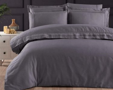 Турецька постільна білизна First Choice VIP moon light сатин Gomez Quicksilver євро