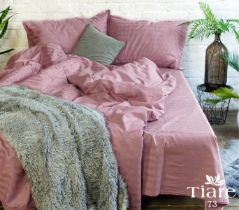 Постільна білизна Вілюта сатин-страйп 73 двоспальна