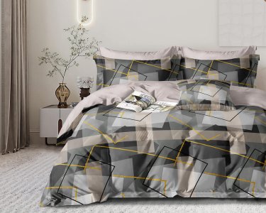 Постільна білизна LARA сатин d13248p полуторна 150х220 см