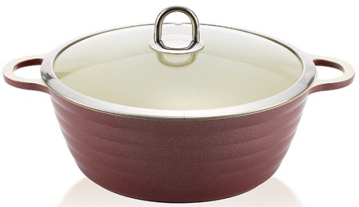 Каструля Fissman LAZURITE 5,3 л 28 см з кришкою 4592