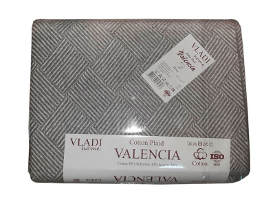 Плед Vladi Валенсия цвета в ассортименте 140х200 ОПТ