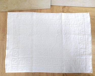 Полотенце для ног отельное Turkey 50х70 белое 750 г/м2