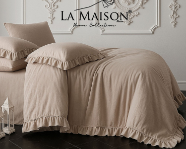 Турецкое постельное белье из вареного хлопка La Maison Stonewashed Ranforse 200 х 220 см Weens Stone