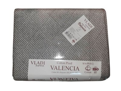 Плед Vladi Валенсия цвета в ассортименте 170х210 ОПТ