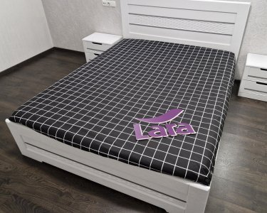 Простынь на резинке LARA бязь dp11358 160х200х25