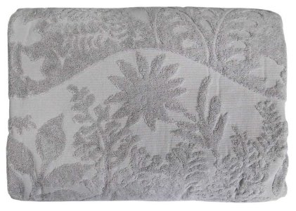 Простынь махровая жаккардовая Parisa Home Premium 200х220 плотность 470 г/м2 серая