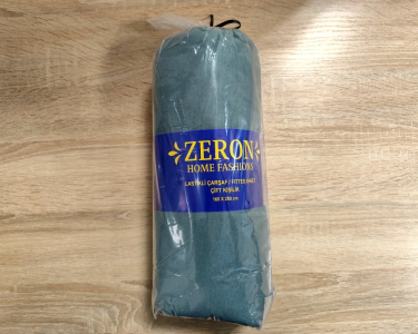 Простынь на резинке трикотажная Zeron Dark Green 160х200х30
