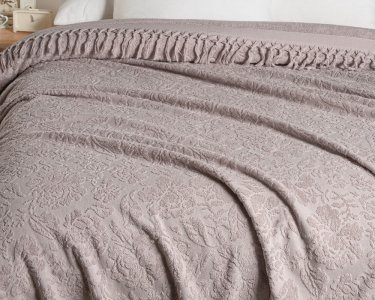 Махровое покрывало Sikel 200х220 Lilyum Gri