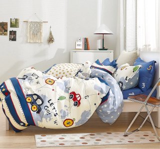 Постільна білизна сатин Bella Villa B-0322 полуторна