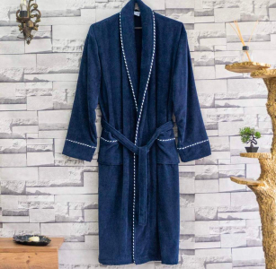 Халат велюровий Zeron Mavi чоловічий розмір ХL