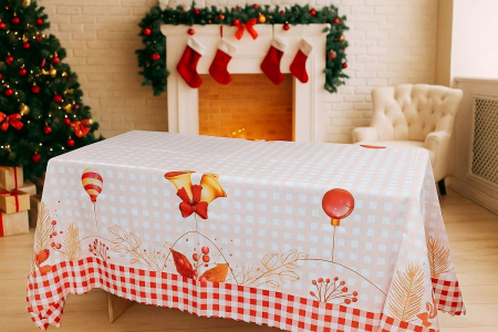 Скатертина новорічна 160х220 Merry Christmas 14