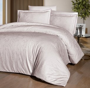 Турецкое постельное белье La Romano Premium Satin Tracy Violet семейное