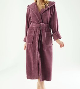 Халат велюровий Nusa NS 6890 Мurdum жіночий розмір L/XL