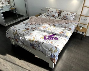 Постільна білизна LARA сатин d13167d двоспальна