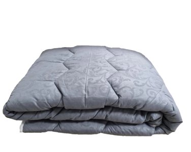 Одеяло зимнее шерстяное Vladi стеганое евро 200х220 плотность 400 с наполнителем из новозеландской шерсти Grey