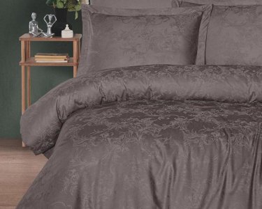 Постельное белье Saheser Delux Jacquard 300 TC 200х220 см Celesta Vizon