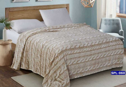 Плед велсофт мікрофібра Sofia 150х215 SPL-060