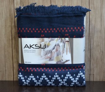 Турецкий хлопковый плед Aksu Albedo 180×220