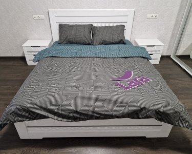 Постільна білизна LARA бязь d11360s сімейна 2х150х220 см