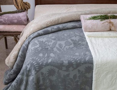 Махрове простирадло-покривало Pupilla 220х240 Amazon Antrasit