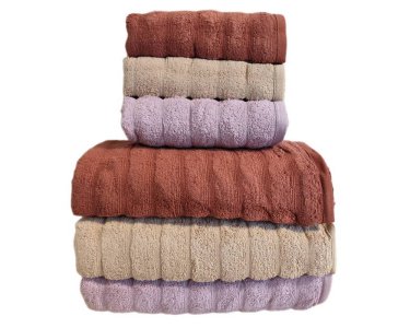 Набір махрових турецьких рушників Cestepe 50х90 3 штуки + 70х140 3 штуки DE LUX Loft Spring