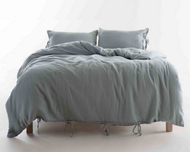 Турецкое постельное белье из муслина Limasso Esse Muslin 200 х 220 см Natural Green