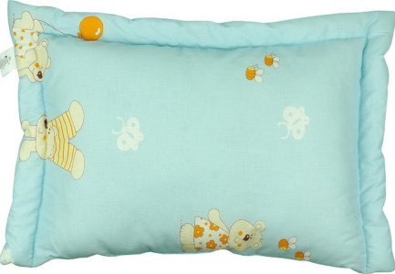 Подушка Руно дитяча силіконова блакитна 40х60 см