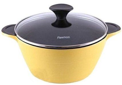 Кастрюля Fissman RAINBOW 3.8 л 24 см с крышкой 4596