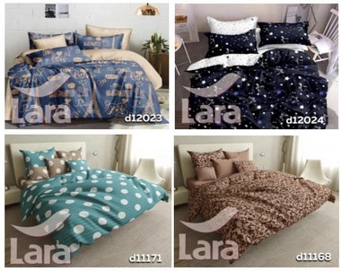 Весенняя коллекция постельного белья LARA - красивые комплекты из хлопка
