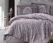 Турецкое постельное белье First Choice Cotton Satin Milena Lavender евро