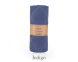 Турецьке вафельне простирадло-покрывало Saheser Cotton Pique 210×230 см Lavin Indigo