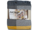 Турецкий хлопковый плед Aksu Layka Sari 180×220