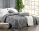 Махровое покрывало Moss Zeren 220х240 Dark Grey