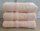Набор турецких бамбуковых махровых полотенец Zeron 3 штуки 50х90 Bamboo Juicy Peach 