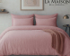 Турецька постільна білизна із вареної бавовни La Maison Stonewashed Ranforse 200 х 220 см Mariella Blush