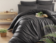 Турецкое постельное белье First Choice Cotton Satin Snazzy anthracite евро