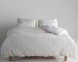 Турецкое постельное белье из вареного хлопка с жаккардовым плетением Limasso Kristal 200 х 220 см Snow White