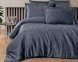 Турецкое постельное белье First Choice сатин-жаккард Corina Denim евро