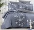 Турецкое постельное белье First Choice Cotton Satin Evan Indigo полуторное