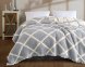 Турецкое муслиновое покрывало Zeron JACQUARD exclusive 230х250 Vivus Gri