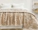 Турецкое муслиновое покрывало Saheser Amore 240х260 Bej