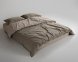 Турецкое постельное белье из вареного хлопка Limasso Essualte Stonewashed Ranforse 200 х 220 см Oxford Tan-Akdeniz Yesili