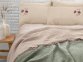 Постельное белье с пледом La Maison 230х240 Selin Yesil-Bej